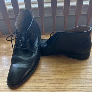 Florsheim Black Leather Chukka Boots for Men